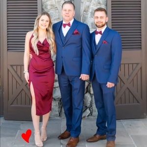 PLT maroon formal dress